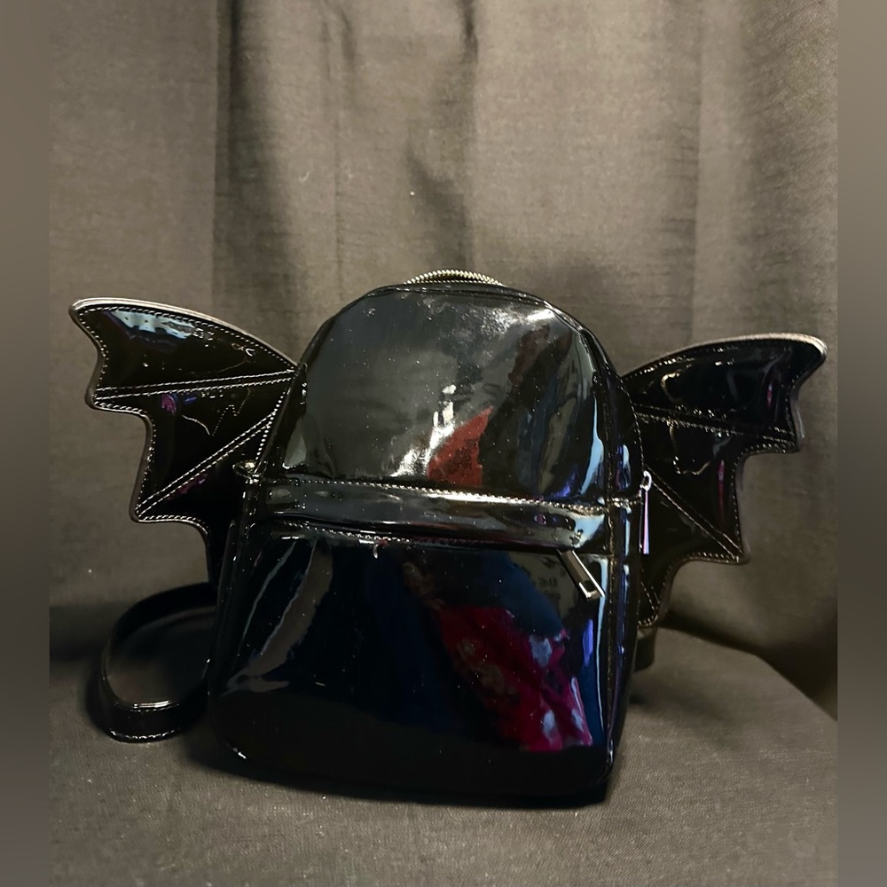 COPY - Goth Bat Backpack - Picture 3 of 7